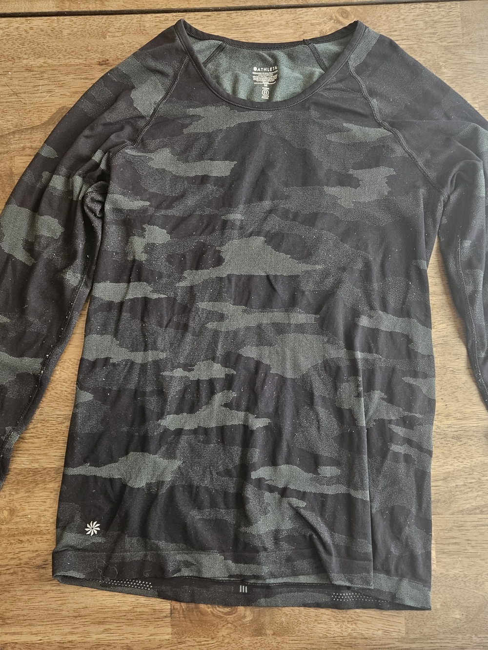Athleta Long Sleeve Camo Shirt